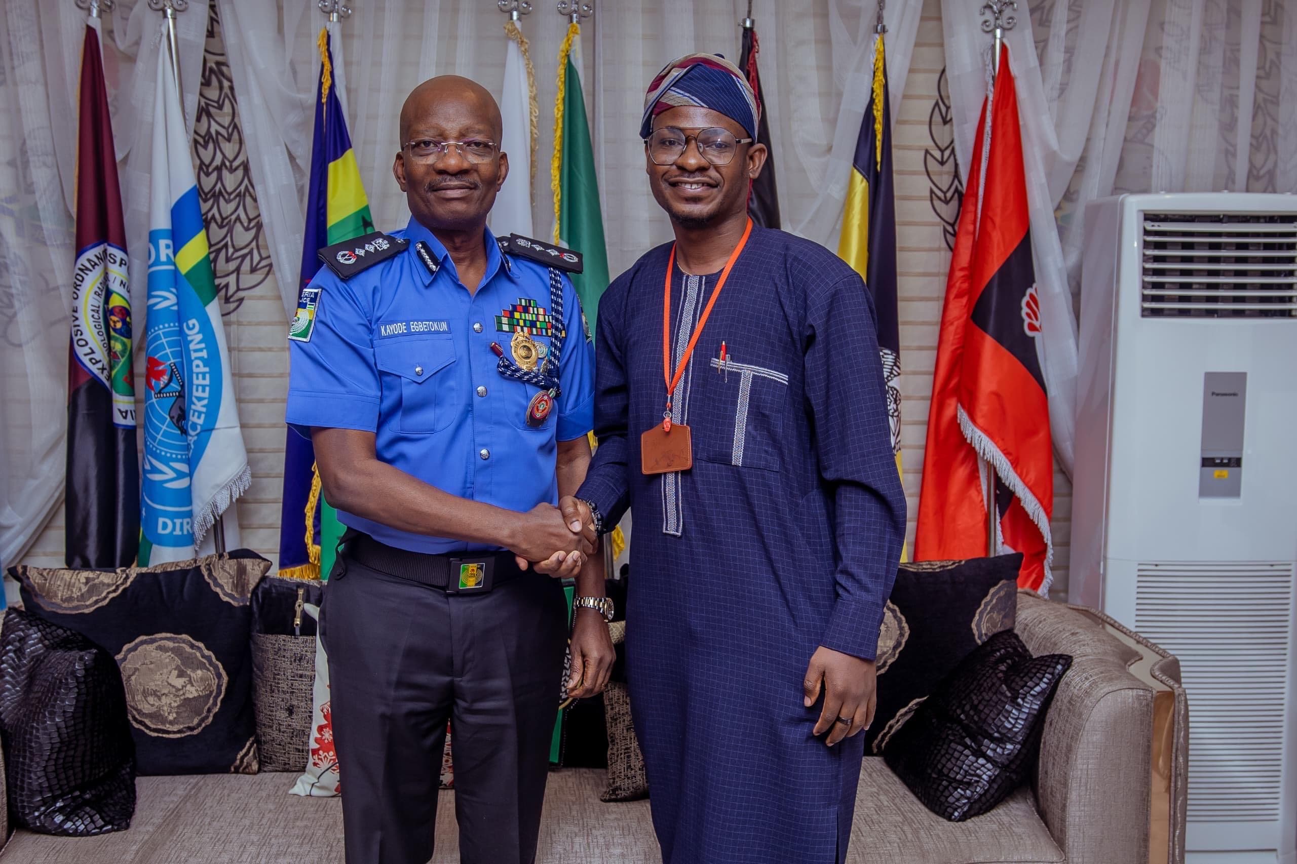 At the Nigeria Police Force headquarters in Abuja